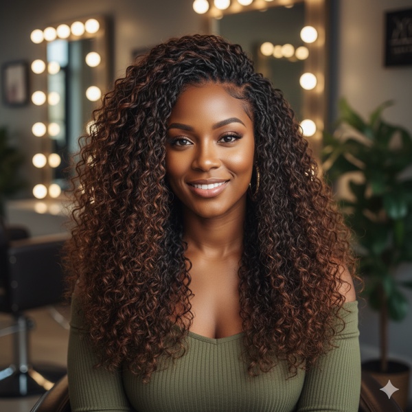 Individual Crochet Shoulder Length - Small