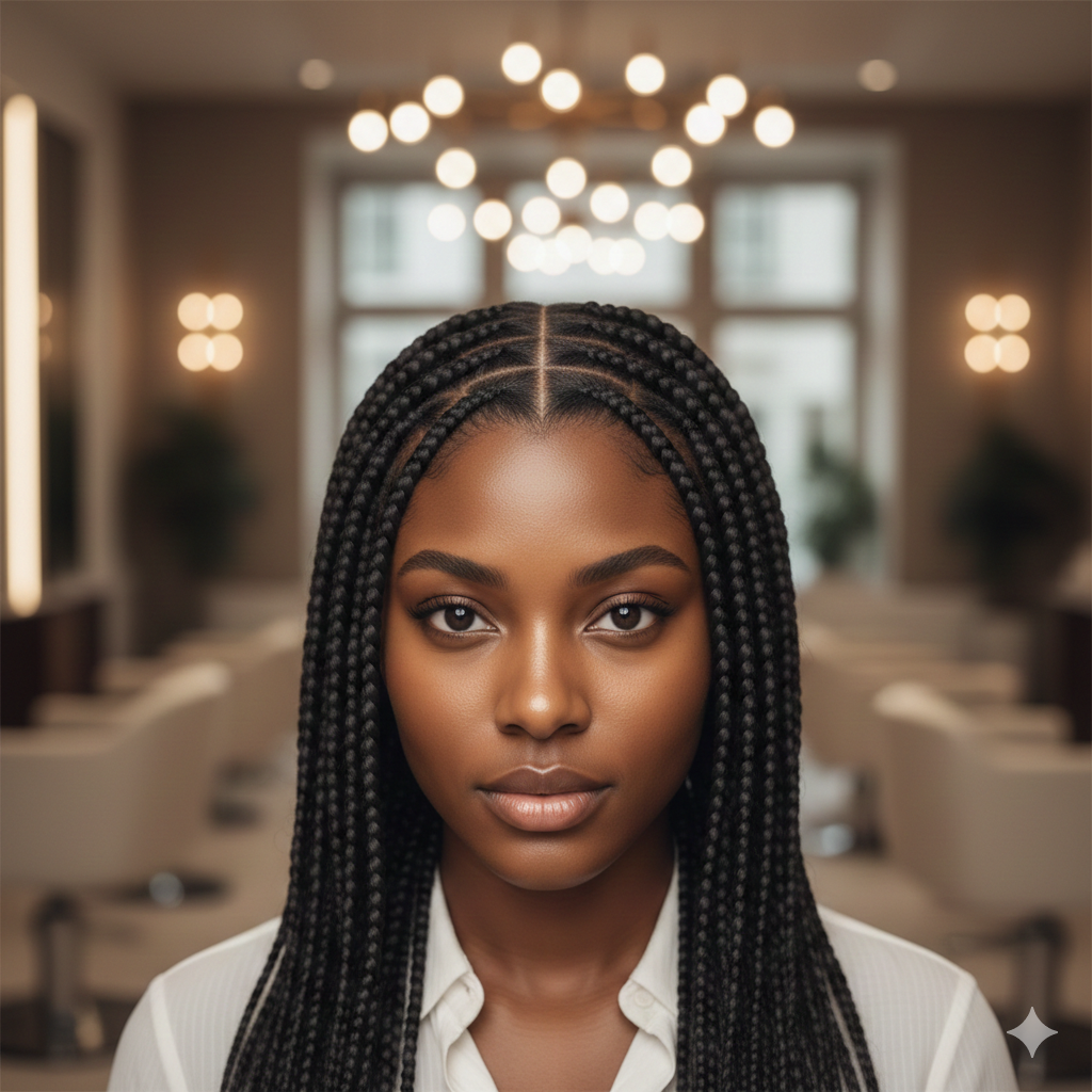 Natural Hair Cornrow